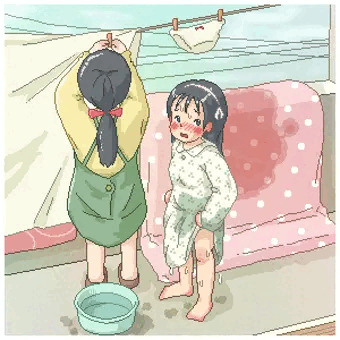 階下の朝