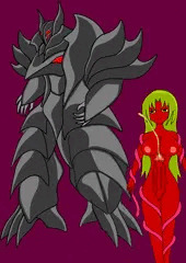 地獄龍の魔触装甲機神とふたなり