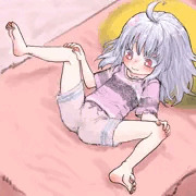 ストレッチをする女の子