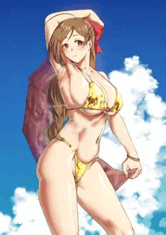 金ビキニ間宮さん