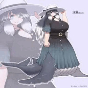 オリキャラ（鯨系人魚）