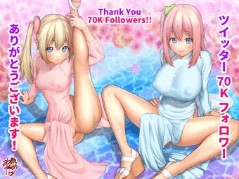 【ふたなり】Twitterフォロワー7万人記念＆暑中お見舞い