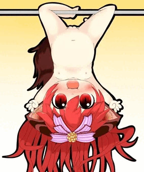 ケモロリペペンちゃんのあけおめ裸鉄棒