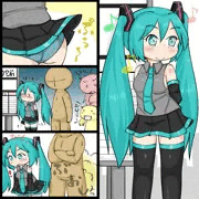 お出かけミクさん