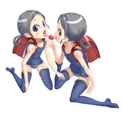 飴を舐めるシシコマ