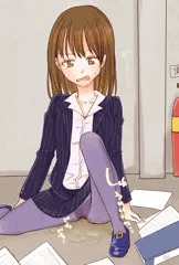 いろいろぶちまけちゃったOL