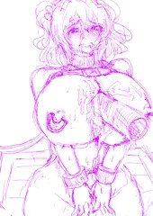 胸を使われる小町さん