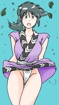 くノ一桜ちゃん　褌チラ