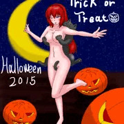 ハロウィンに猫衣装