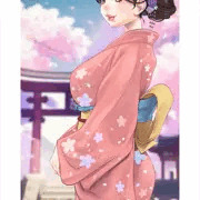 和装のお嬢様💗