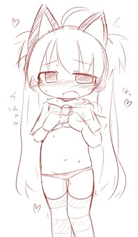 えいにゃちゃんと私服えっち