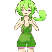 裸オーバーオールずんだもん