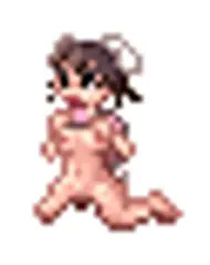 うさぎ跳ねる