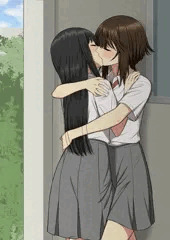 校舎裏で…