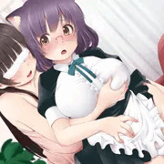 お嬢とメイドのエッチなお正月あそび