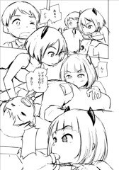 c96落選 ろりっこサキュバスとショタ 下書き