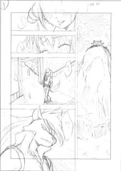 ウルみゆ漫画ボツ原稿（下書き・一部）