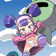 空から女の子がっ