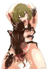 虫さんに奉仕と順番子作り