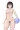 ちょっと毛が濃い娘
