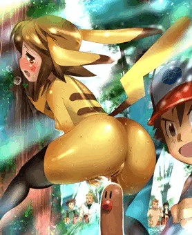 今だピカチュウ！ディグダに十万ボルトだ！
