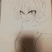 自撮り配信中
