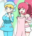 リカさんとピュアクルリップさん