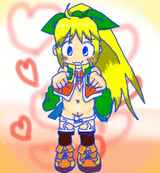 ニジエたんたくし上げ