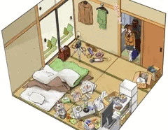 騙されて、オヤジの部屋に連れ込まれたミサちゃん