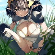 女戦士が放尿中に蟲ハプニング