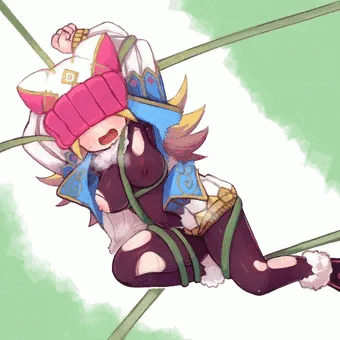 ツタに絡まったスズランちゃん