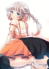 尻尾をつけたONEちゃん
