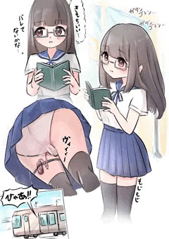 パンツの中にローターを入れていた女の子が転んじゃったとき
