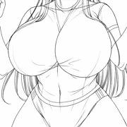 爆乳ブルマ女戦闘員（ラフ）