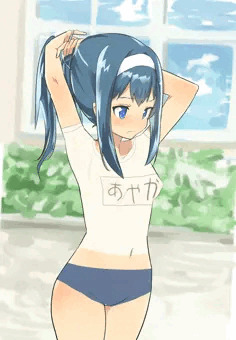 体操着ペイント彩香ちゃん
