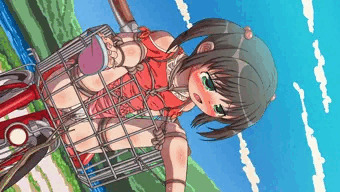 自転車カゴに固定