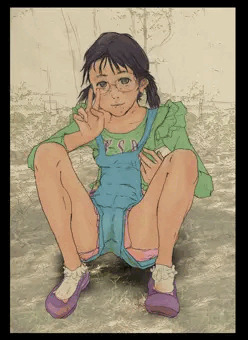 お漏らし記念差分付き：もう中学生になるってのに、未だに女児感あふれるダッサイキッズアパレルピッチピチに着ている不細工１２yo眼鏡さん