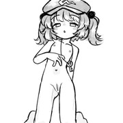 膝立ちにとり