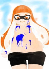 イカ子にインク