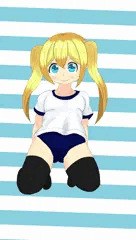 金髪ブルマっ子
