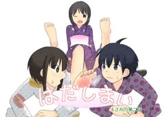 浴衣、お祭り、足の裏