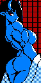 64×128ドット4色で鬼嫁