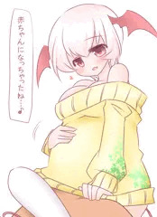 疑似体内回帰ニット