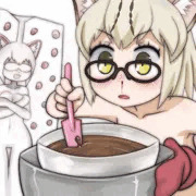 ばれんたいんのじゅんびをするまね～じゃ～