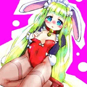 さみしいうさぎ　けんぜん。