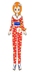 ボディペイント 晴れ着 着物 モナ（メイドインワリオ）