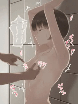 風呂場で拘束して乳首責め