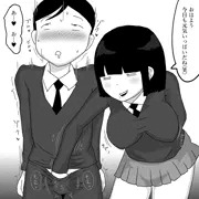 巨乳女子のまさぐり手コキ