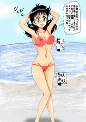 静香ちゃんペイント水着♪