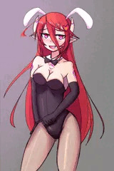 ドラゴンさんバニー姿